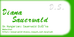 diana sauerwald business card
